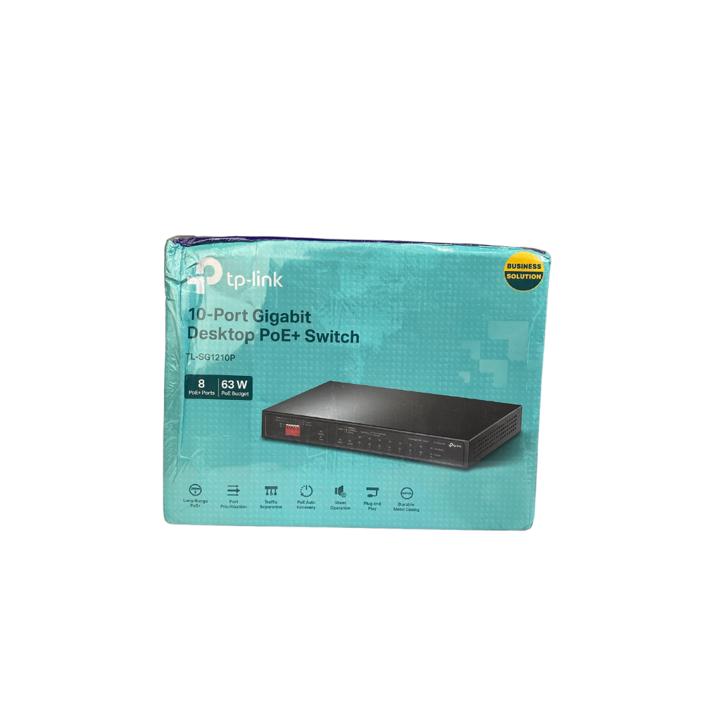 Desktop PoE+ Switch 10-Port Gigabit, TL-SG1210P bon prix Douala Cameroun